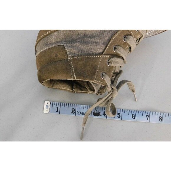 AMERICAN EAGLE OUTFITTERS TAN-ISH GRAY SNEAKERS, GYM SHOES, WOMAN'S SIZE 7 - Picture 10 of 11